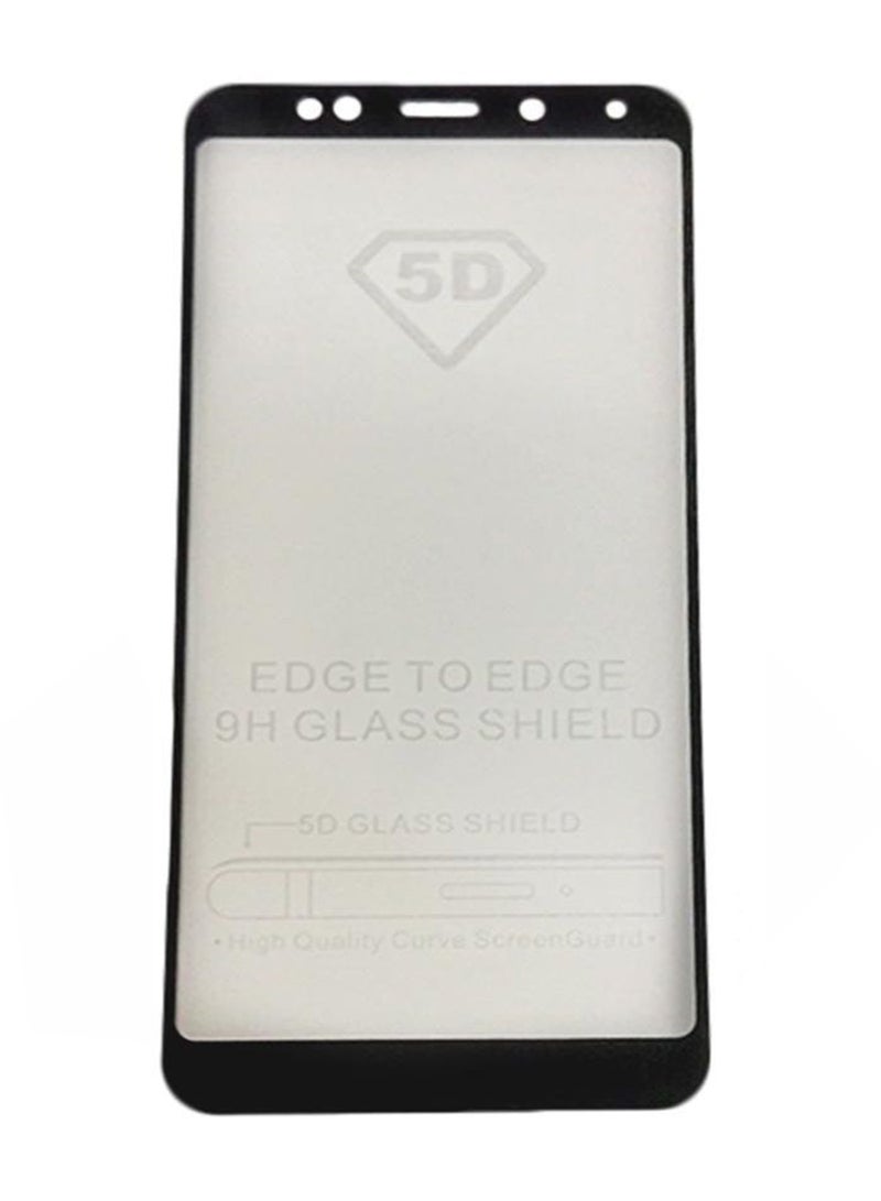 Muzz - Tempered Glass Screen Protector For Xiaomi Redmi 5 Plus Black/Clear - Image 1