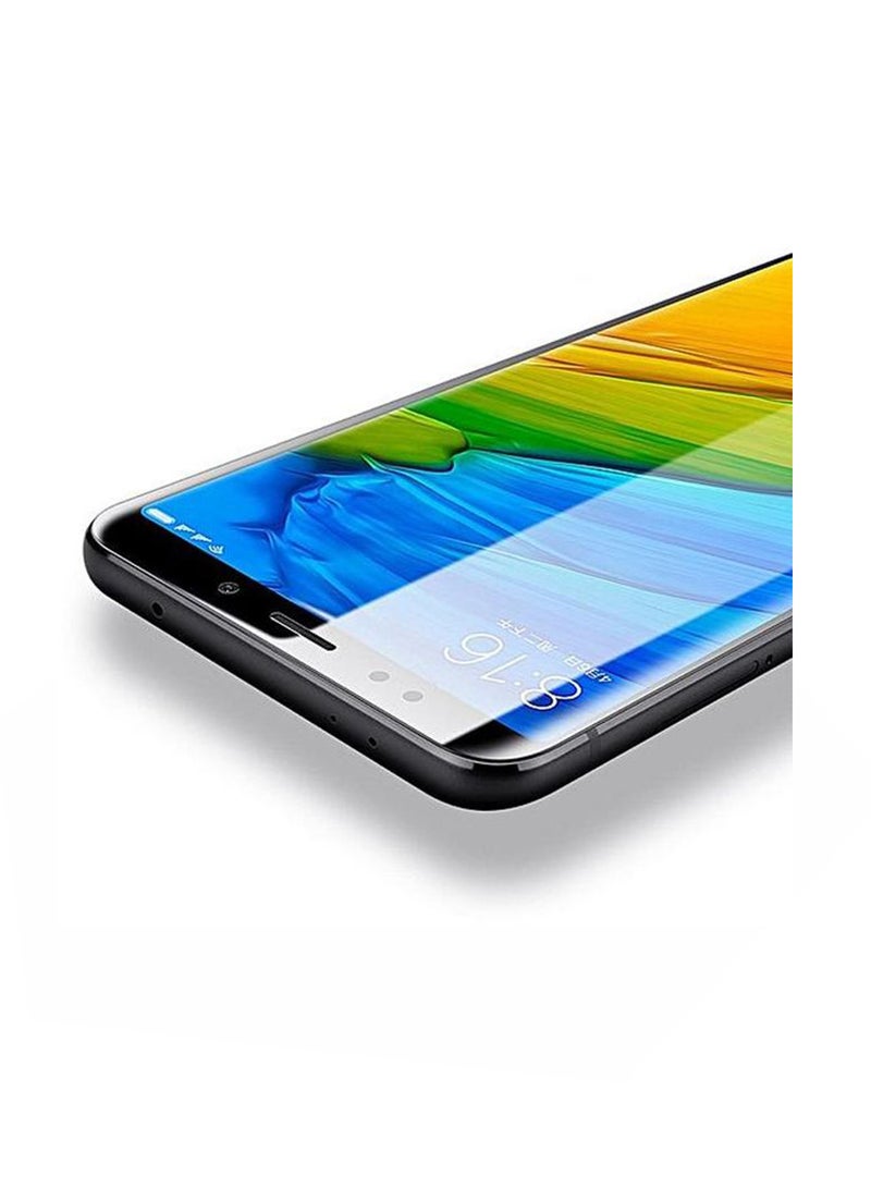 Muzz - Tempered Glass Screen Protector For Xiaomi Redmi 5 Plus Black/Clear - Image 1
