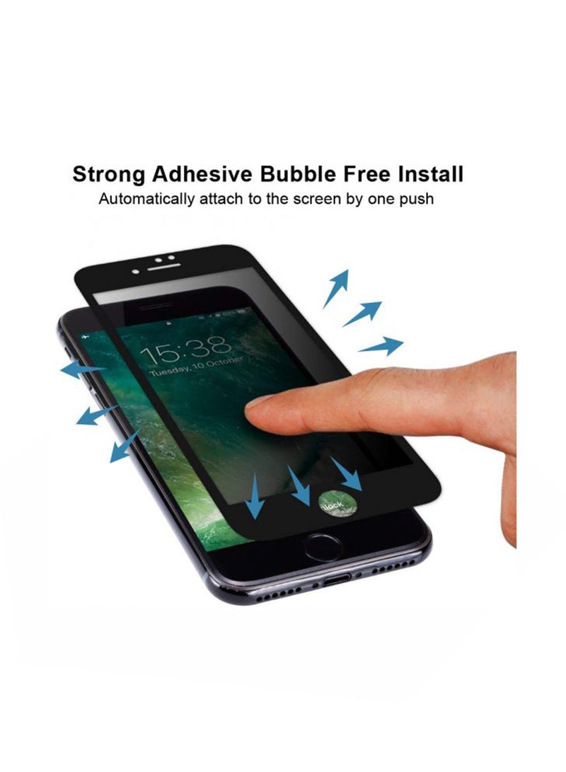 موز لاصقة حماية للشاشة من الزجاج المقوى لهاتف أبل آيفون 6S بلس أسود / شفاف - Image 3