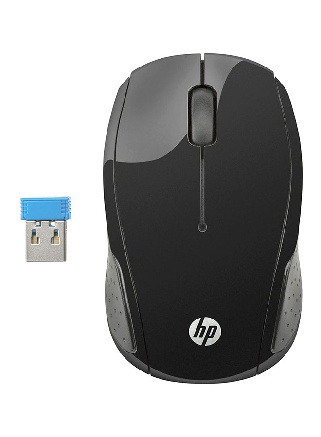 HP ماوس لاسلكي ضوئي طراز 200 أسود - Image 1