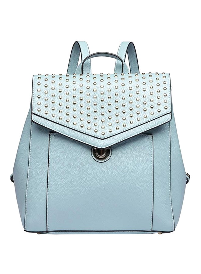 ميس لولو حقيبة ظهر كاجوال بتصميم متين أزرق فاتح - Image 1