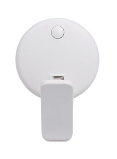 ماركة غير محددة حلقة إضاءة للمكياج بثلاثة مستويات للسطوع مع إضاءة LED للكاميرا لون أبيض  - Image 1