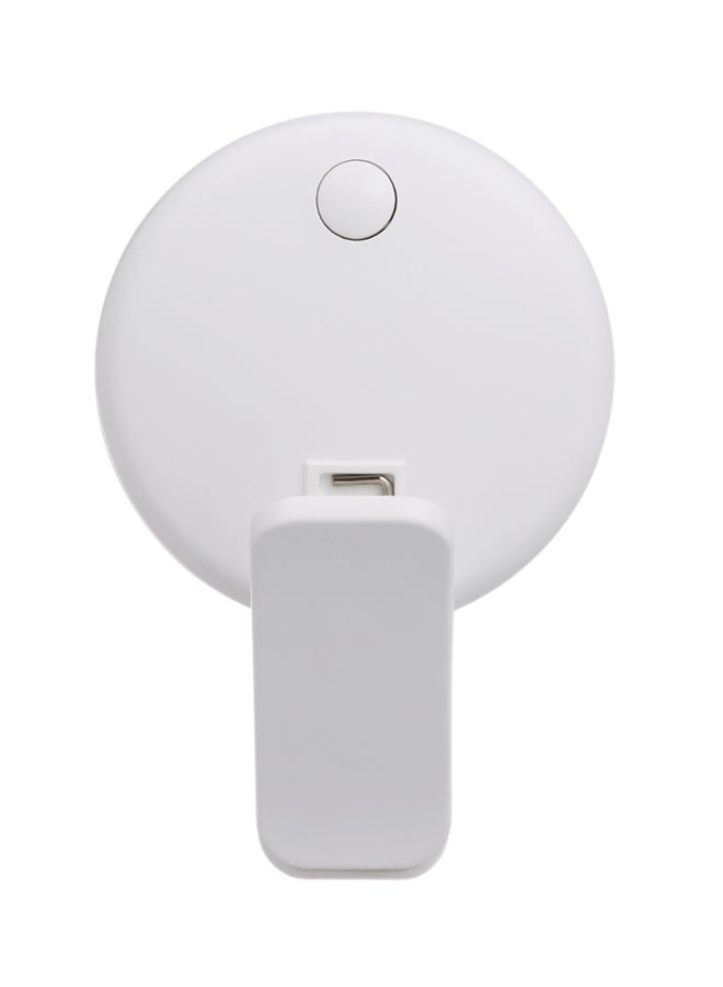 Led Camera Light With 3 Levels Of Brightness Makeup Light Ring White - Image 1