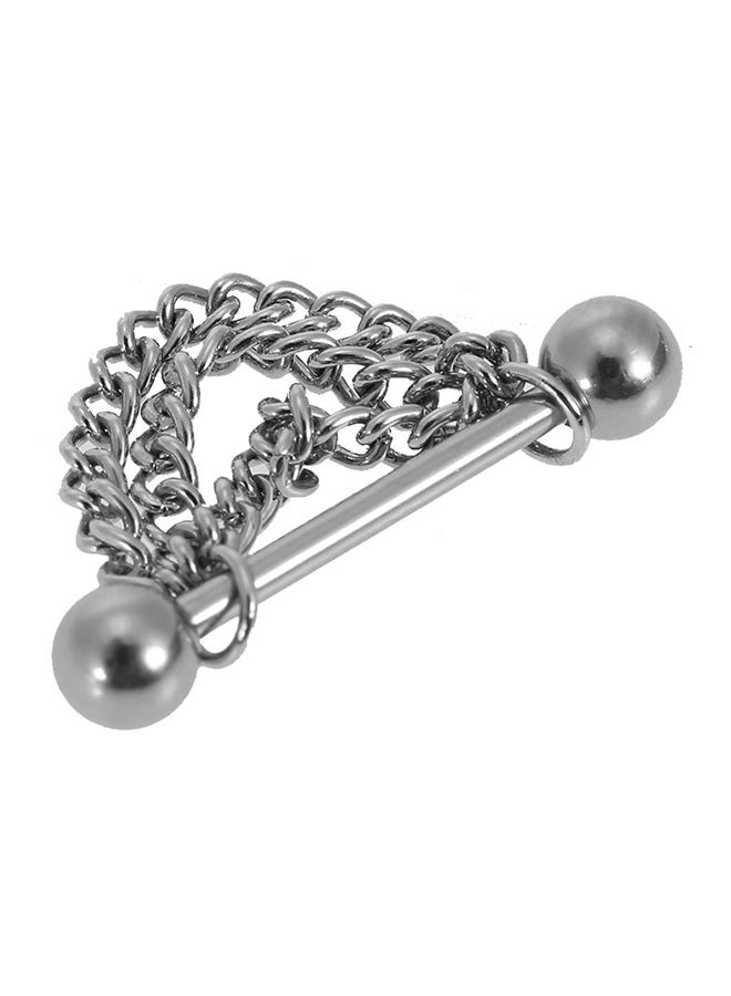 Stainless Steel Shield Body Piercing Jewelry - Image 4