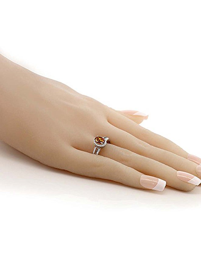 جم ستون كينج خاتم انيق من الفضة الإسترليني مزين بأحجار كريمة منوعة - Image 3