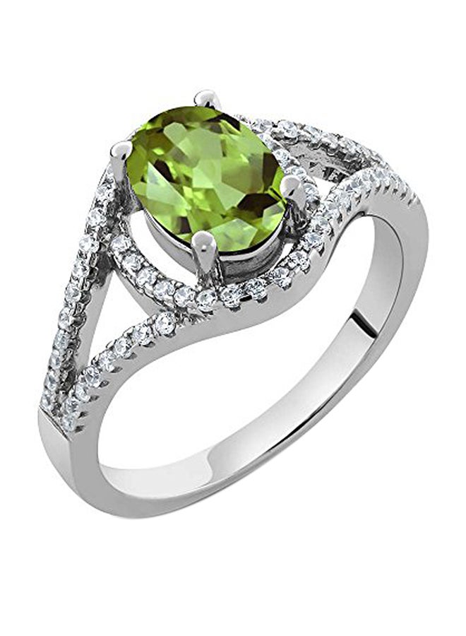 GEM STONE KING Sterling Silver Fashion Ring With Multiple Gem Stones - Image 1