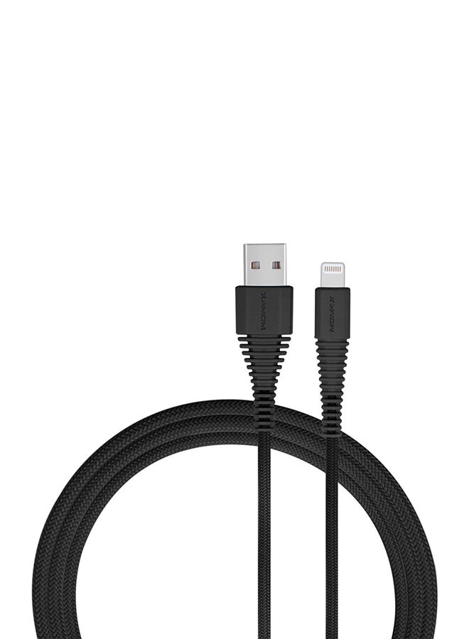 Momax - Tough Link Lightning To USB Cable Black - Image 1