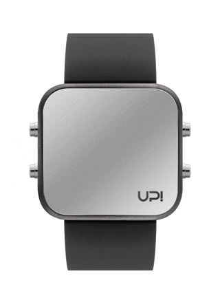 Silicone Digital Watch 1364 - 42 mm - Black - v1550479017/N21043493A_1