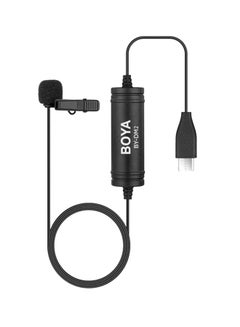 Digital Lavalier Microphone With Clip-On BY-DM2 Black