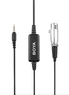 BOYA BY-BCA6 XLR TO 3.5MM Plug Microphone Cable BY-BCA6 XLR Black  - Image 1