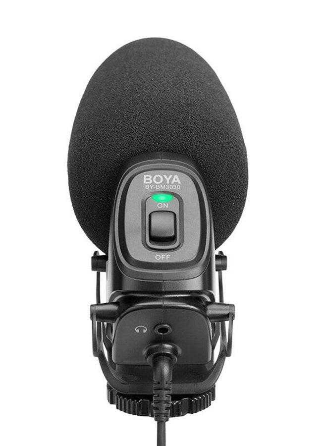 BOYA BOAY BY-BM3030 shotgun condenser microphone BY-BM3030 Black - Image 4
