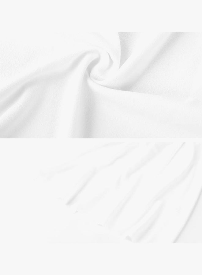 Sharpdo Sweetheart Neck Knotted Strap Dress White  - Image 4