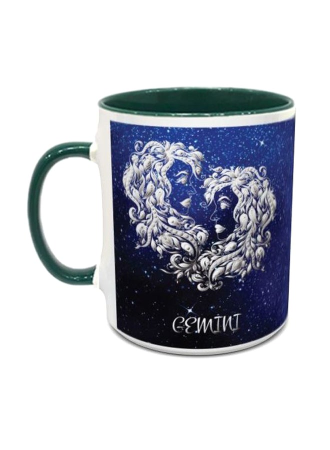 Impress Gemini Printed Coffee Mug Blue/White/Green