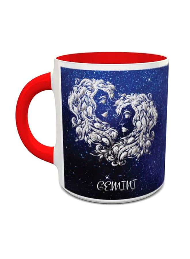 إمبريس مج قهوة بتصميم مطبوع عليه رسمة برج الجوزاء متعدد الألوان