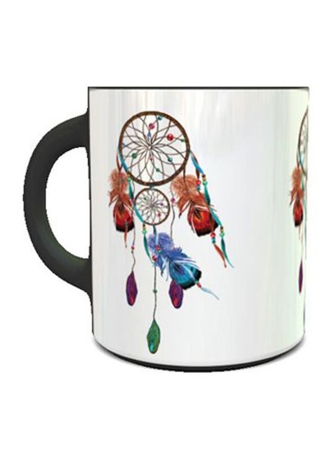 إمبريس مج قهوة سحري مطبوع عليه صائدة الأحلام 1 أبيض/أحمر/أسود