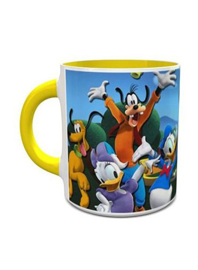 Impress Micky And Friends Design 1001 Coffee Mug Yellow/White/Orange