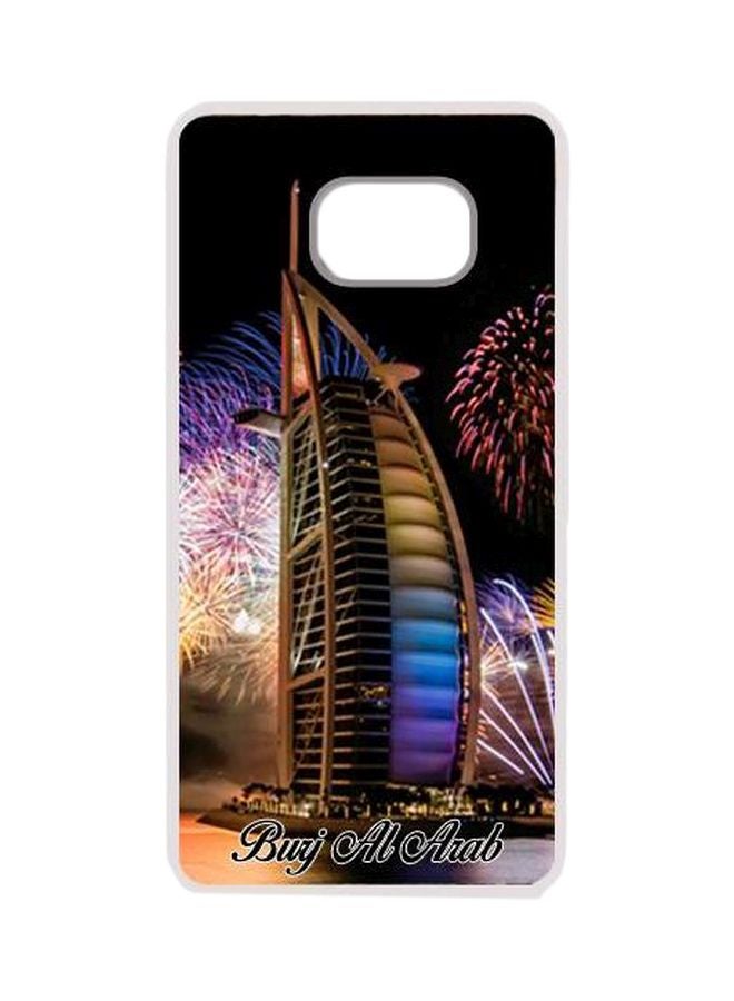إمبريس غطاء بطبعة برج العرب لهاتف سامسونج جالاكسي نوت 5 طراز 157 متعدد الألوان
