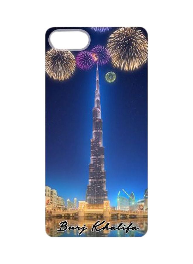 إمبريس غطاء حماية صلب بتصميم برج خليفة 122 لهاتف آيفون 8 متعدد الألوان