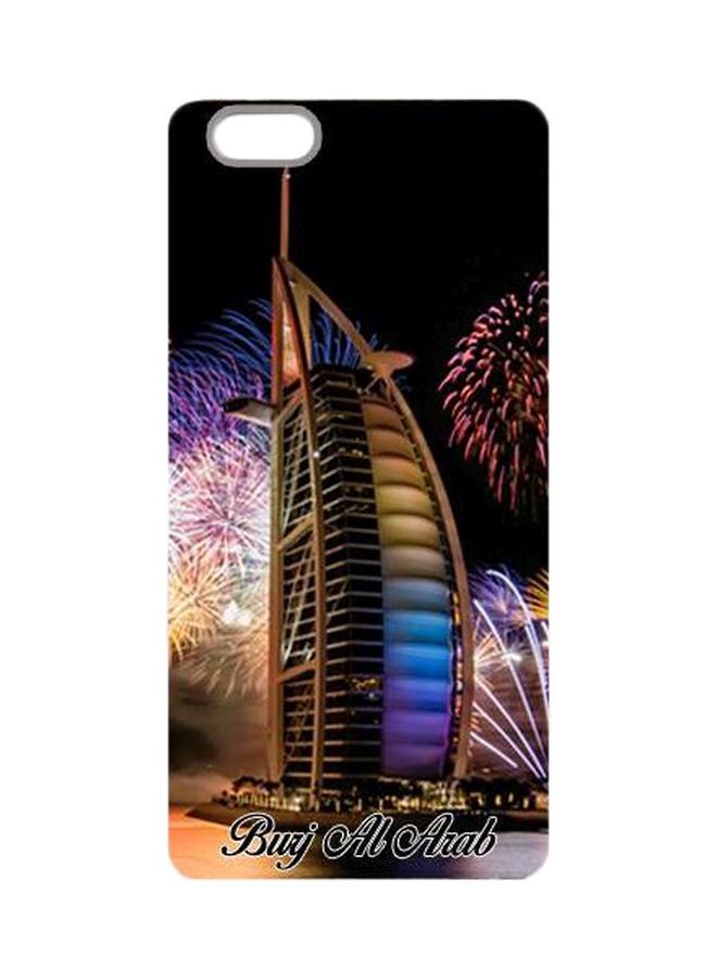 غطاء حماية مقوى لهاتف آيفون 6plus و 6s plus بتصميم برج العرب - تصميم رقم 107 متعدد الألوان