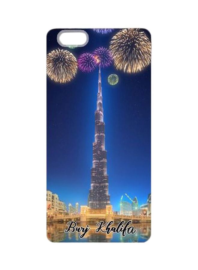 غطاء حماية صلب لهاتف آيفون 6/ 6s بتصميم برج خليفة 103 متعدد الألوان