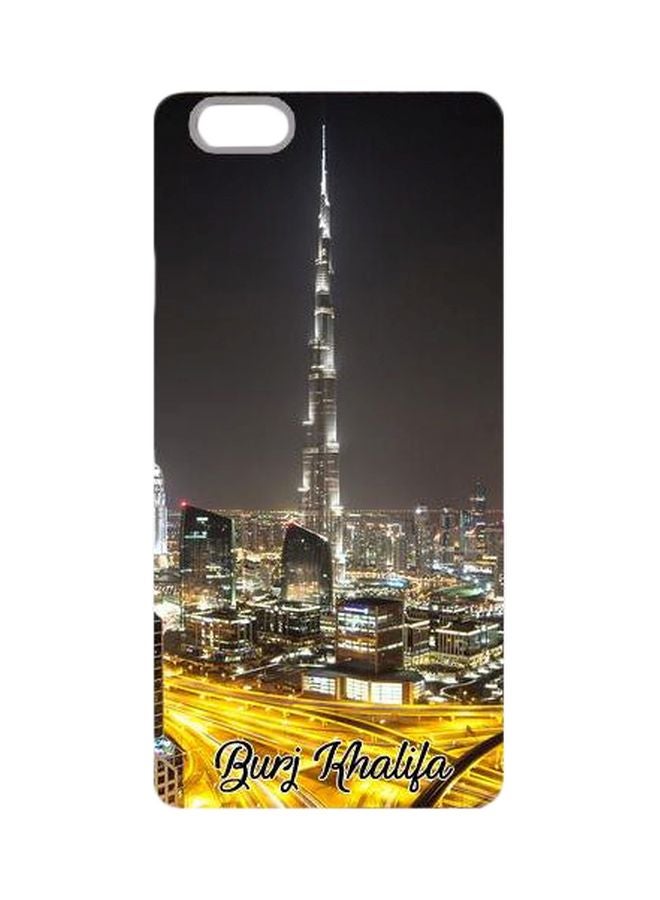 حافظة لموبايل آيفون 6 و6S مقواة  بتصميم برج خليفة 102 متعدد الألوان