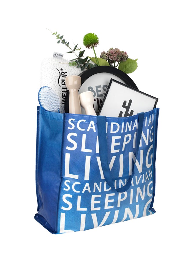 My Big Blue Multipurpose Storage Bag Blue/White