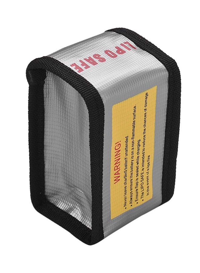 Explosion-Proof Lipo Battery Safe Bag Firepoof Waterproof Protection Bag For Charge & Storage Small SizeOs1455-22Silver  - Image 2