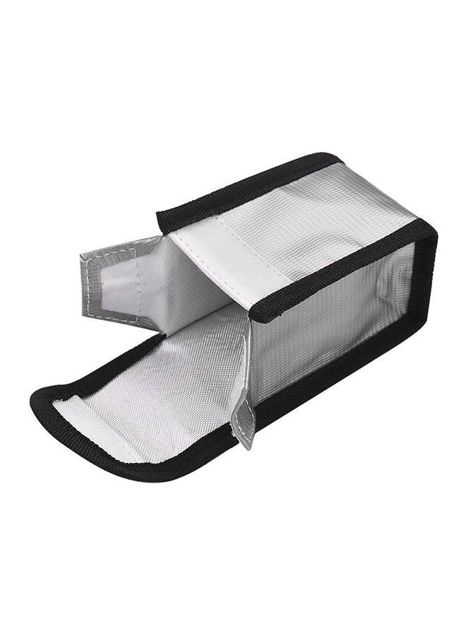 Explosion-Proof Lipo Battery Safe Bag Firepoof Waterproof Protection Bag For Charge & Storage Small SizeOs1455-22Silver  - Image 3
