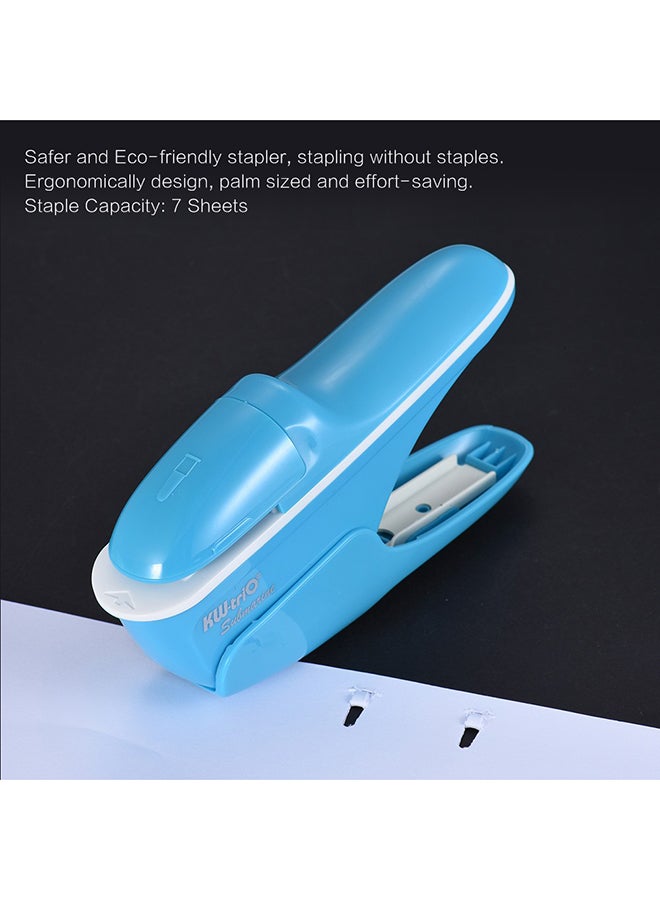 كيه دبليو تريو دباسة صغيرة محمولة باليد وآمنة بدون دبابيس أزرق - Image 3