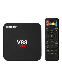V88 Smart Android 6.0 TV Box EU Plug V2347EU Black