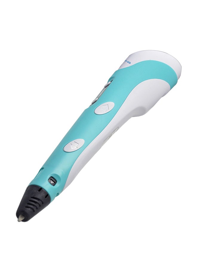 3D Printing-Pen With Adjustable Speed And Temperature (US Plug) Blue/White - Image 2