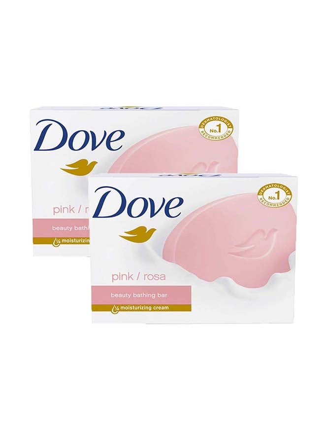Dove Pack Of 2 Pink Beauty Bar 270grams