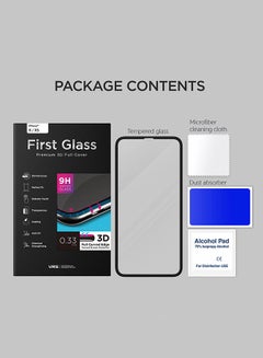 VRS Design 3D Full Cover Curved Edge Tempered Glass For iPhone XS / X Clear  - Image 2