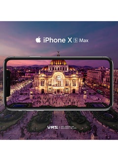 VRS Design First Glass Premium 3d Full Cover Screen Protector For iPhone Xs Max Clear/Black  - Image 3