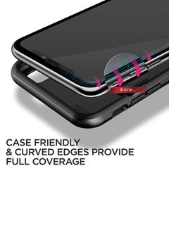 VRS Design First Glass Premium 3d Full Cover Screen Protector For iPhone Xs Max Clear/Black  - Image 4