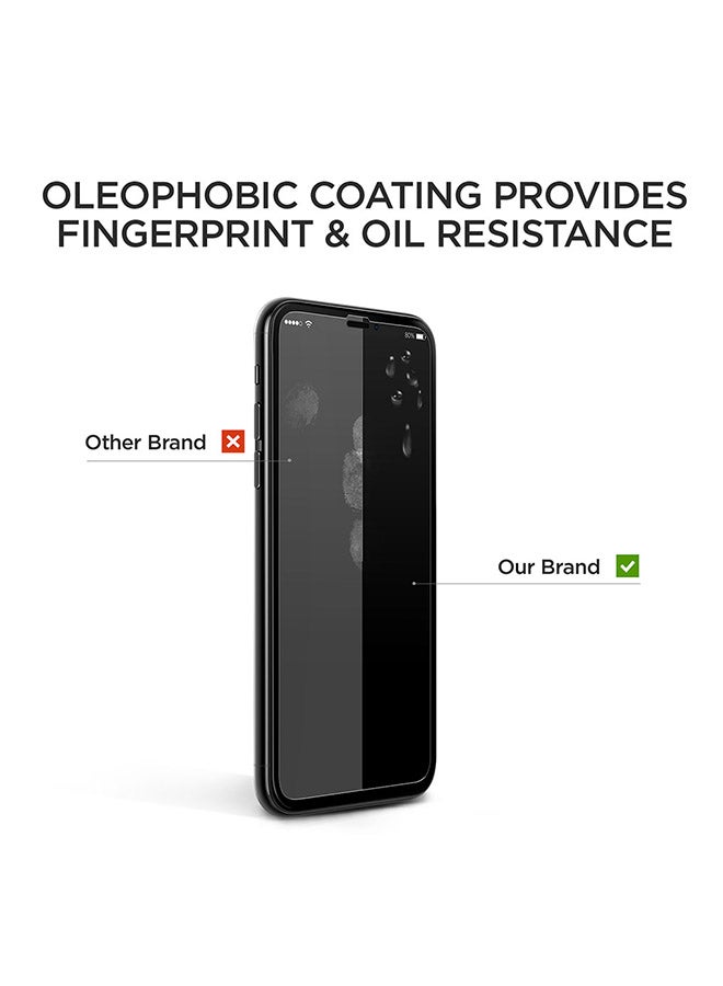 VRS Design First Glass Premium 3d Full Cover Screen Protector For iPhone Xs Max Clear/Black  - Image 5
