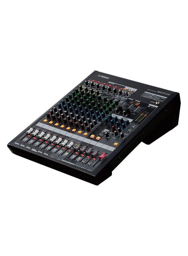 12-Input Digital Mixing Console MGP12X Black