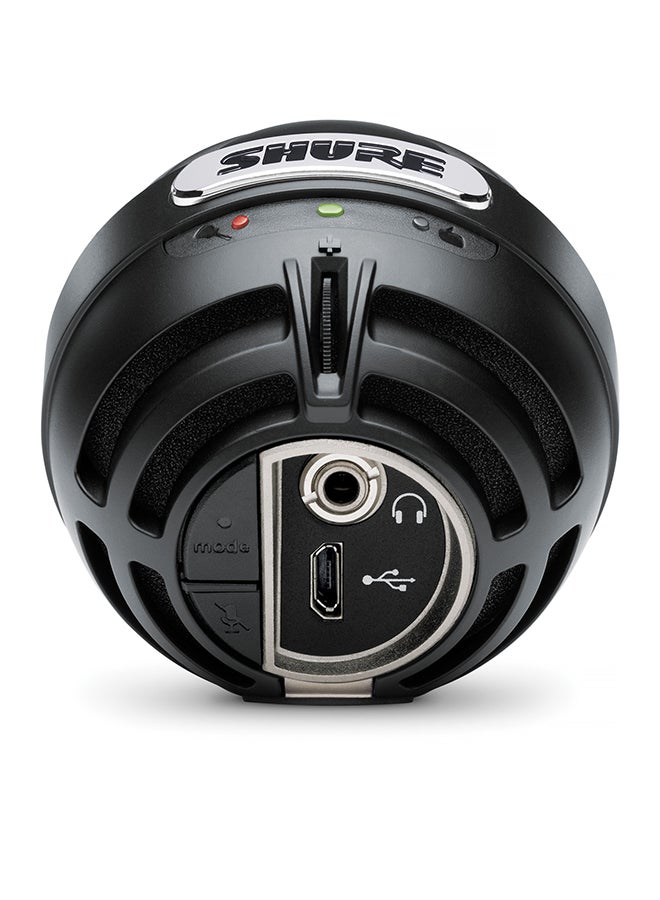 Shure Digital Condenser Microphone MV5 BLK Black/Silver  - Image 2