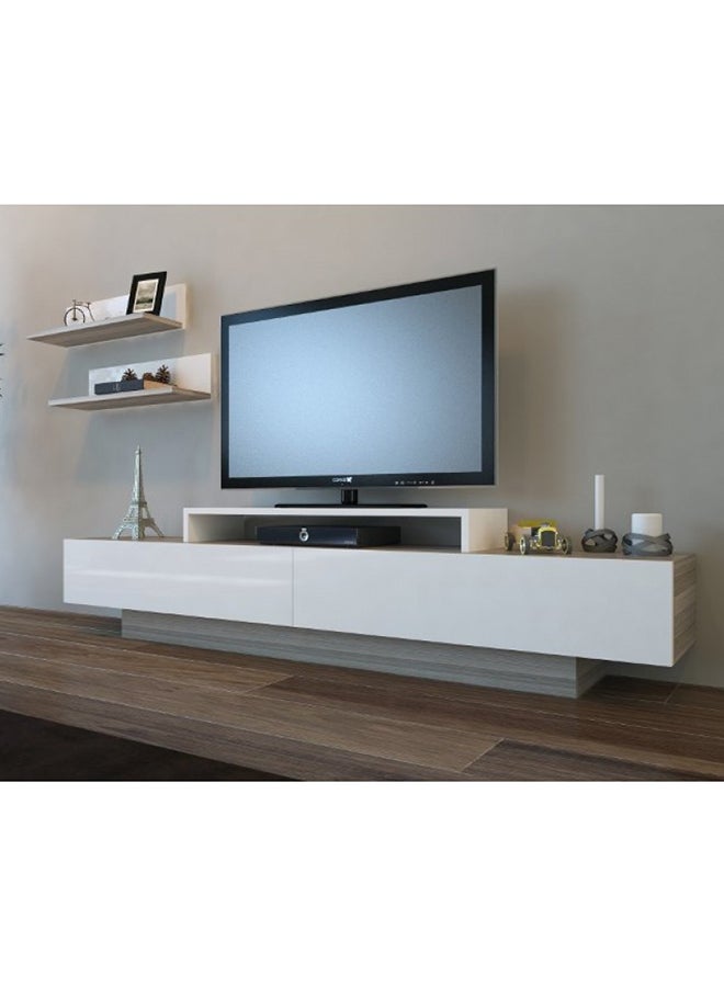 Tv Table Riyadh sahaba Lusi Cordoba TV Entertainment Unit Table White | Best Price KSA ...