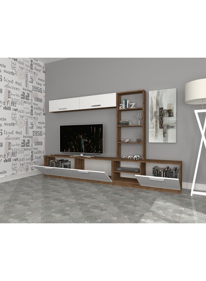 سحابة طاولة وحدة الترفيه لتلفزيون ديسني أبيض 2500x1650x350مم - Image 2