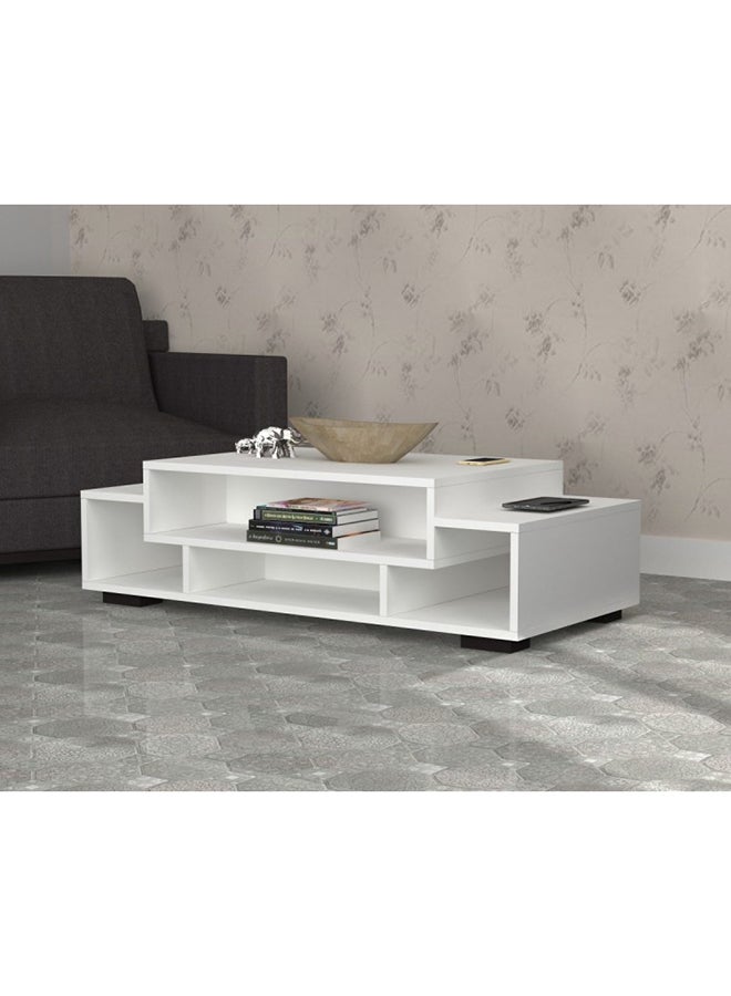 سحابة طاولة قهوة ماركس أبيض 140x43.5x56سم - Image 1