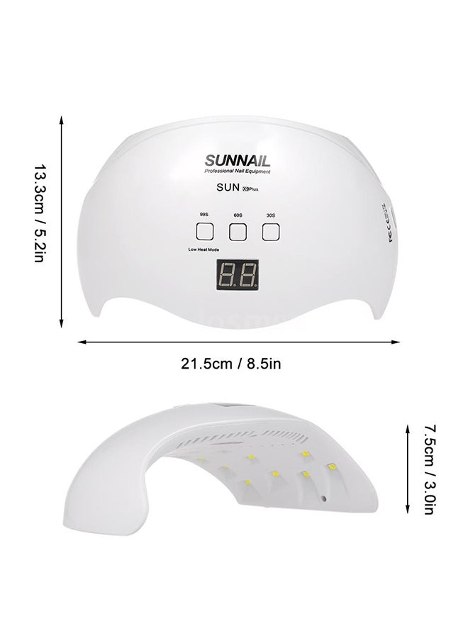 Generic Led UV Nail Lamp Nail Gel Dryer White  - Image 3