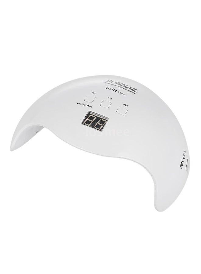Generic Led UV Nail Lamp Nail Gel Dryer White  - Image 2
