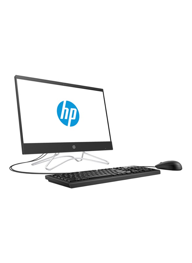 HP - All-in-One 200 G3 With 21.5 Inch Display, i5 Processor/4GB RAM/1TB HDD/Intel UHD Graphics/Keyboard-Mouse Black - Image 1
