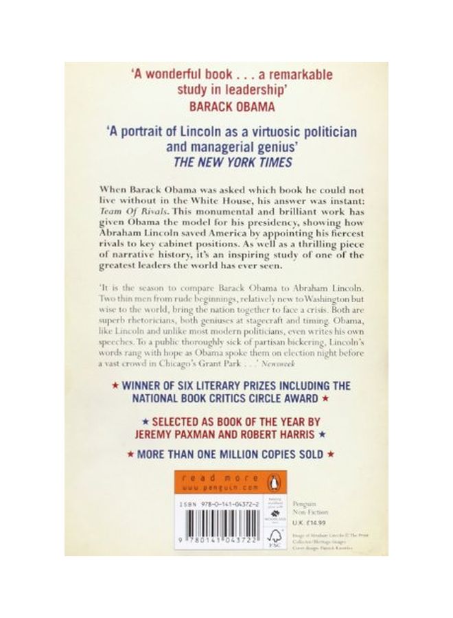 Team Of Rivals: The Political Genius Of Abraham Lincoln paperback english - 02 Mar 2009  - Image 2