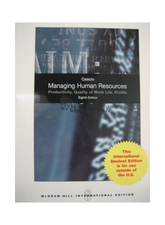 Managing Human Resources Paperback English by Wayne F. Cascio - 01 Mar 2009 