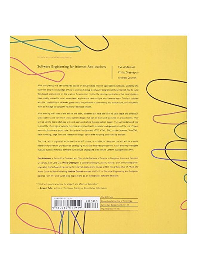 Software Engineering For Internet Applications Paperback English by Andrew Grumet