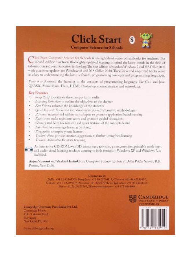 Click Start: Computer Science For Schools With CD-ROM English by Anjna Virmani - 31 Oct 2013 - Image 2