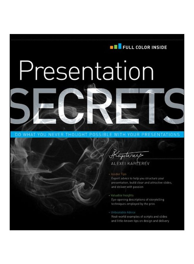 null - Presentation Secrets: Do What You Never Thought Possible With Your Presentations paperback english - 17 Oct 2011 - Image 1
