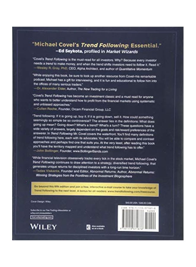 Trend Following Hardcover English by Michael W. Covel - 24 Apr 2017  - Image 2